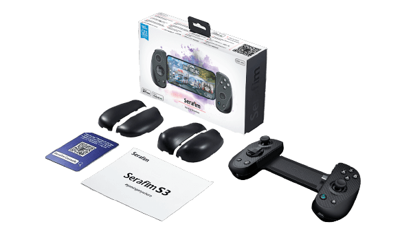 The Serafim S3 mobile gaming controller is a MFi-certified game controller