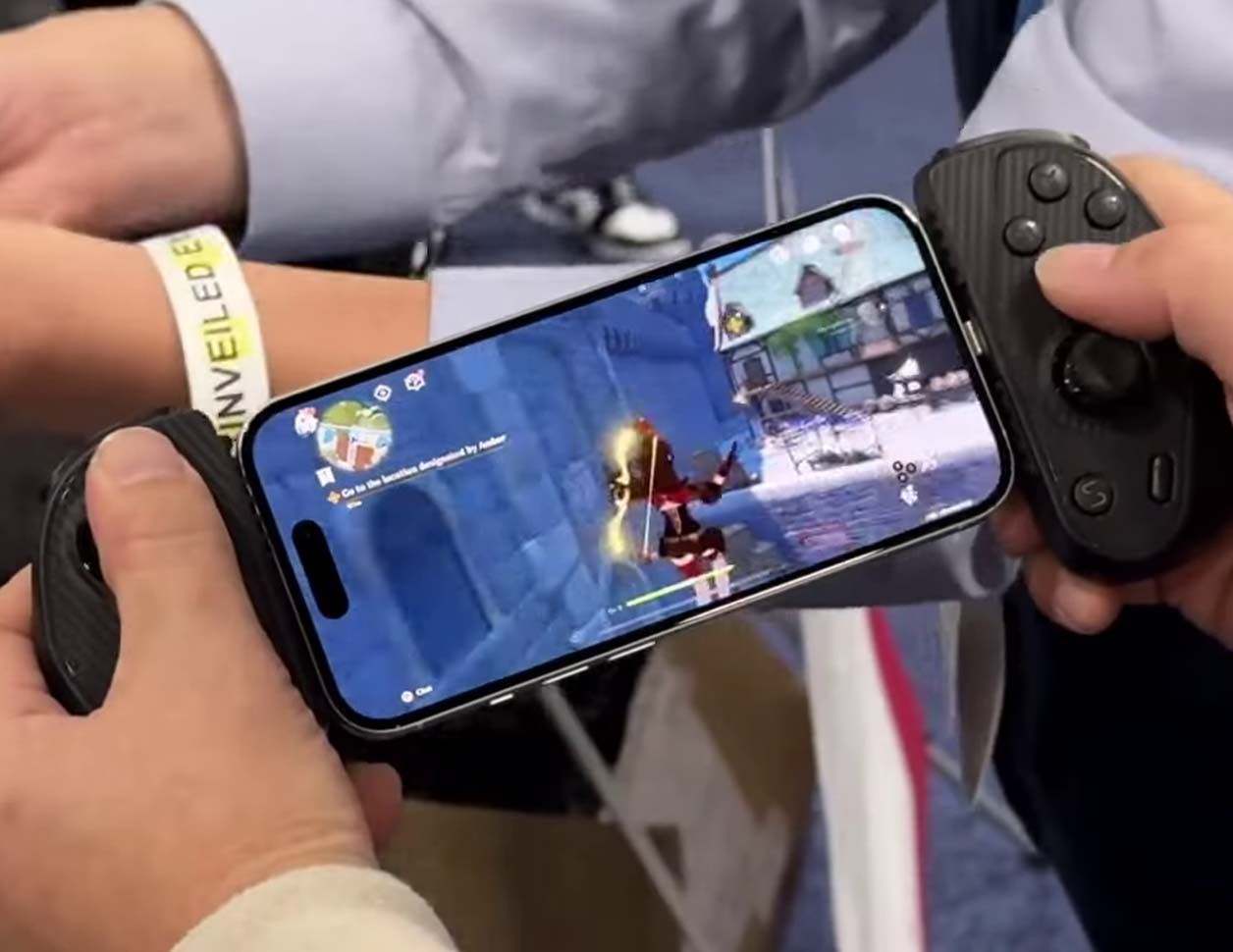 Jiles McCoy plays Genshin Impact on iPhone with the S3 Game Controller