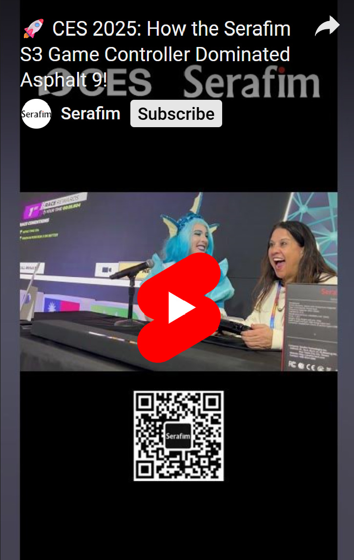 CES 2025 – How the Serafim S3 Game Controller Dominated Asphalt 9