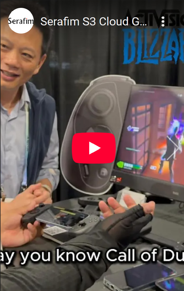 Serafim S3 Cloud Gaming Controller Featuring Activision Blizzard and Tom’s Guide CES 2024 Awards