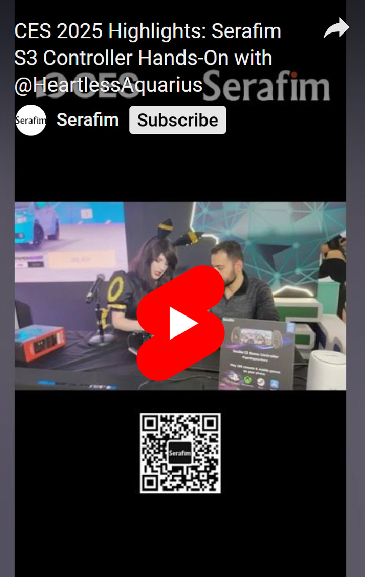 CES 2025 Highlights – Serafim S3 Controller Hands-On with HeartlessAquarius
