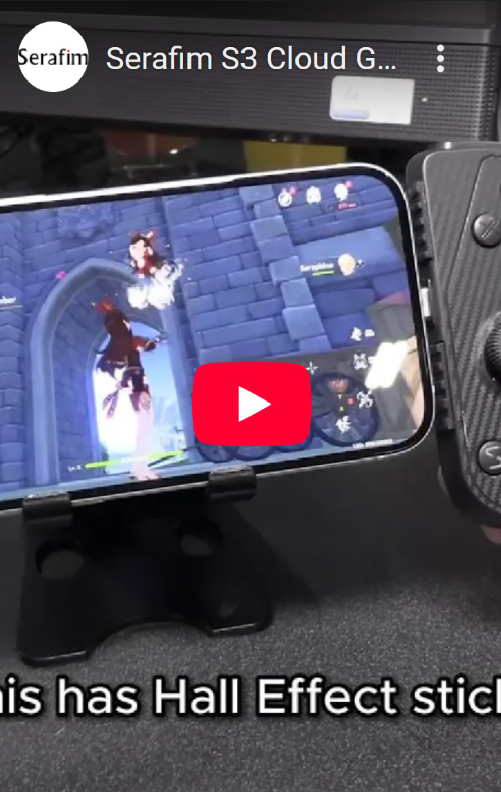 Serafim S3 Cloud Gaming Controller Featuring Lon.TV and Tom’s Guide CES 2024 Awards