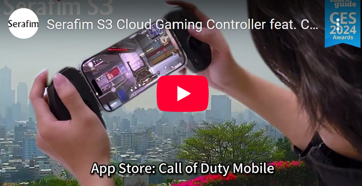 Serafim S3 Cloud Gaming Controller feat. Call of Duty Mobile - Tom's Guide CES 2024 Awards